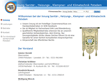 Tablet Screenshot of innung-shk-potsdam.de